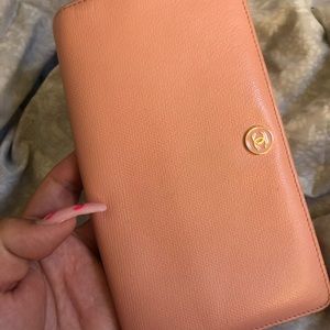 Authentic Chanel leather wallet
